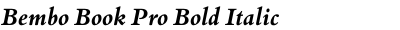 Bembo Book Pro Bold Italic